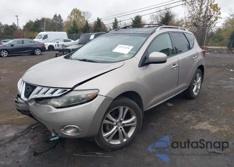 2009 Nissan Murano Le z USA, uszkodzony, nr VIN JN8AZ18W19W133485
